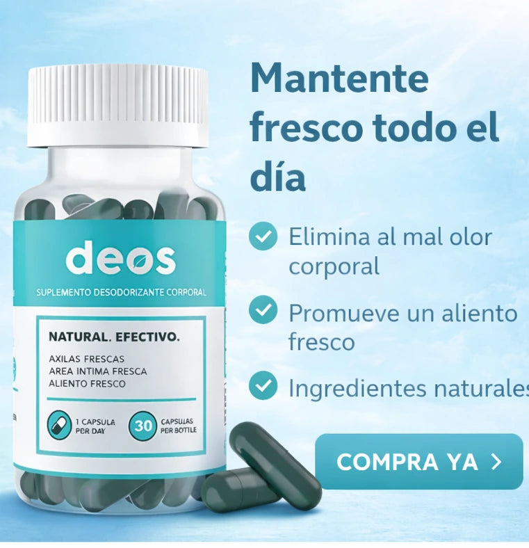 Deos Suplemento Elimina Mal Olor 30 caps