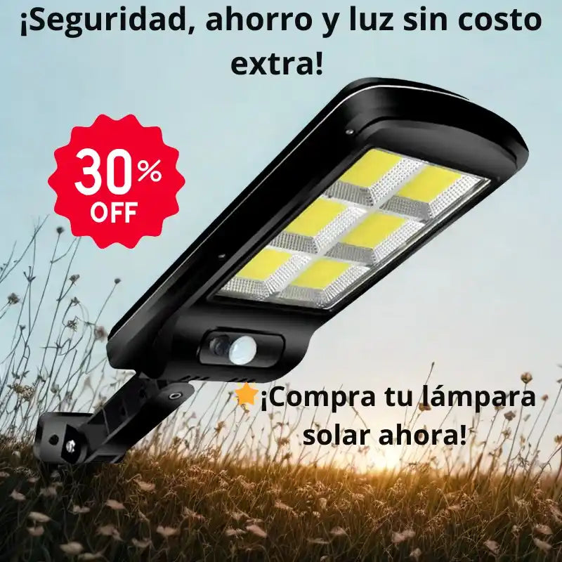 Lampara Solar tipo paleta